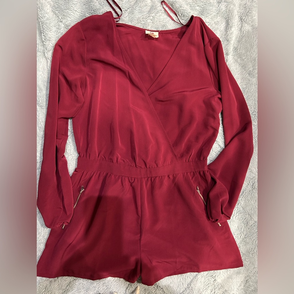 V neck romper